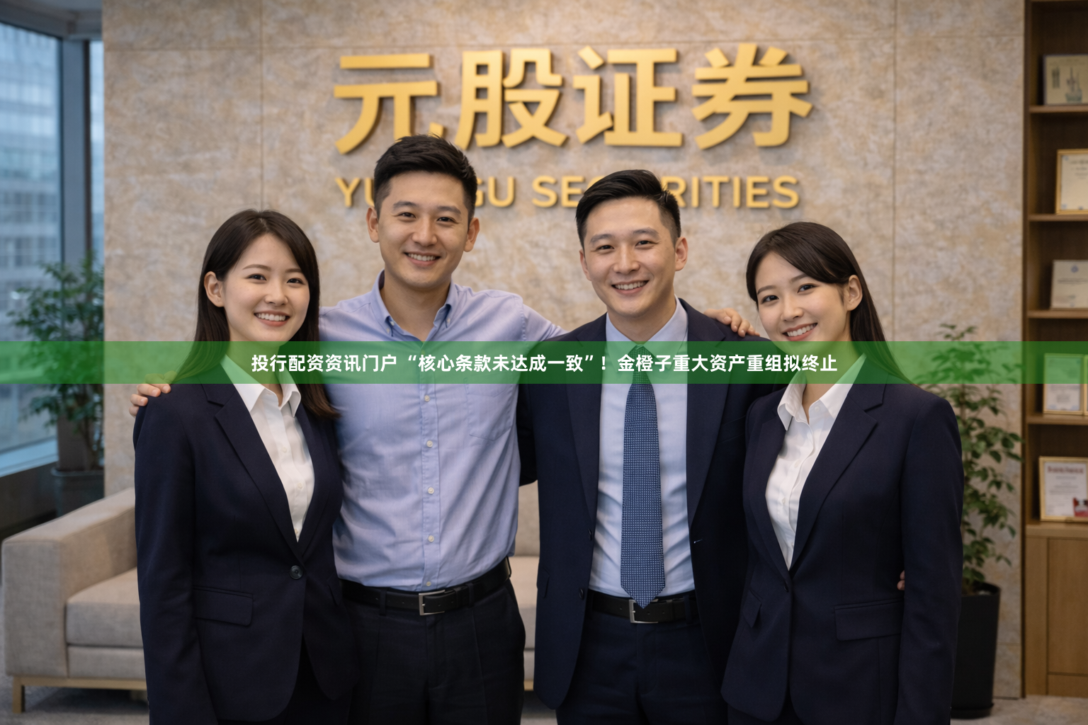 投行配资资讯门户 “核心条款未达成一致”！金橙子重大资产重组拟终止
